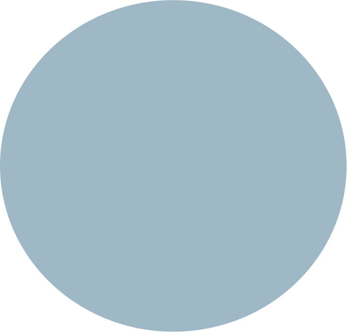 Blue rounded Circle for background